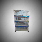 Rabbit 4 story with 4  portions cage
