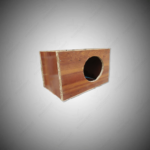 Rabbit Breeding Box closed made with wood and imported sheet