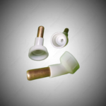 Rabbit water nozle plastic and brass with glass ballS