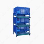 Jumbo 3-Layer Premium Foldable Plastic Rabbit Cage (3-Ft Extra Wide Model) - Image 2