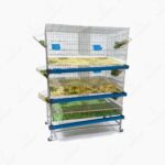 New and Modern Commercial Rabbit Cage with 3 Story and 6 Portion - Image 2